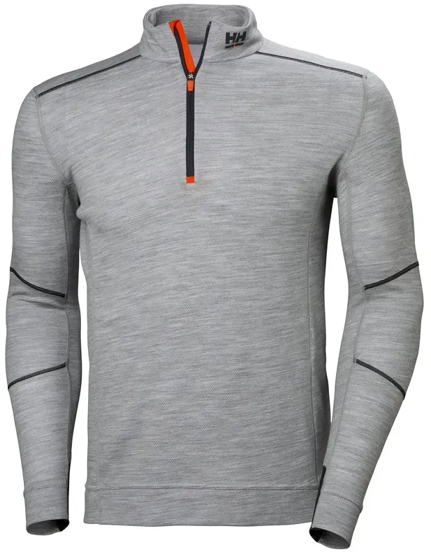 Helly Hansen Pullover HH LIFA MERINO HALF ZIP 75107 - grey melange - S