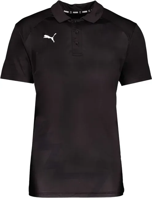 PUMA Hoops Team Polo Schwarz F01