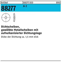 Reyher Dichtscheiben A 2 16 x 6,8 x1 rostfreiei