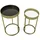 Phoenix Playboy Beistelltisch-Set Mary (Gold, 2 -tlg.)