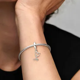 Pandora Stethoskop Herz Silber 799072C01