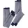 CLIPPER Lange Unterhose modische Optik Jeans meliert 8 2er Pack
