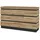 Die Möbelfundgrube Sideboard Corte 161 x 93 x 45 cm Kosmos grau / Eiche