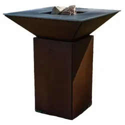 PACK PRINTEMPS - Braséro Barbecue Cévenol 74x74 aus Cortenholz - 100% in Frankreich hergestellt - CEVENOL7490COR+