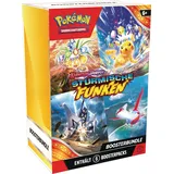 Pokémon-Sammelkartenspiel: Boosterbundle Karmesin & Purpur – Stürmische Funken (6 Boosterpacks)