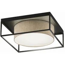 Fischer & Honsel Carre 4-flg. eckig schwarz Metall 60 x 60 cm