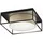 Fischer & Honsel Carre 4-flg. eckig schwarz Metall 60 x 60 cm