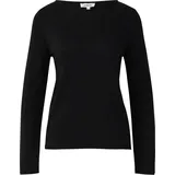 s.Oliver Weicher Feinstrickpullover mit Rollkanten - schwarz - 40
