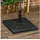 Outsunny Schirmständer 19 kg Kunststoff/Metall Schwarz