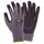 teXXor Nylon-Strickhandschuhe „black touch®`, Grau/Schwarz