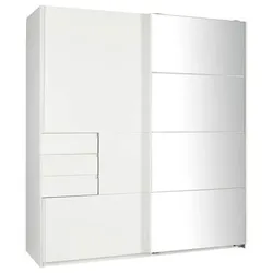 Schwebetürenschrank Oldenburg in Weiß ca. 180x198x64cm