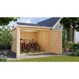 Karibu Fahrradgarage 4 Plätze mit Solaranlage