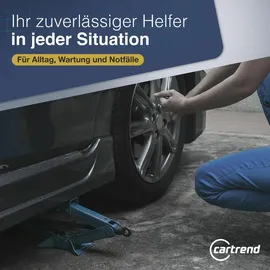 CARTREND Wagenheber Kunststoff/Stahl 1 t rot