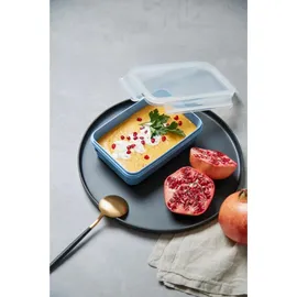 Emsa Frischhaltedose rechteckig aqua blau 0,8 l