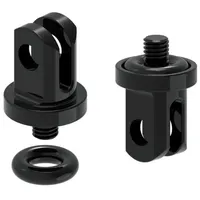 Lezyne GoPro LED Adapter Aluminium Adapter schwarz