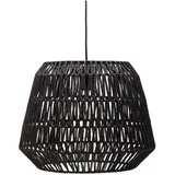Pauleen Timber Pearl Pendelleuchte max. 20 Watt Schwarz Papiergeflecht, Metall E27