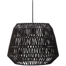 Pauleen Timber Pearl Pendelleuchte max. 20 Watt Schwarz Papiergeflecht, Metall E27