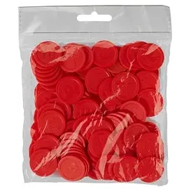 WOLF & APPENZELLER Wertchips Essen rot, 100 St.