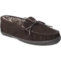 Hush Puppies - Herren Hausschuhe "Ace", Leder FS6637 (40 EU) (Schokolade) - Braun - 40