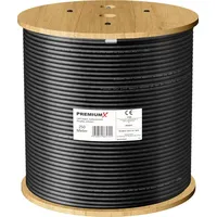 PremiumX Premium X CAT 7 Outdoor Netzwerkkabel 250m – 10 Gbit/s Erdkabel Datenkabel Ethernetkabel LAN Kabel für Außen S/FTP AWG23/1 Verlegekabel - reines