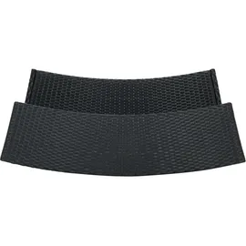 vidaXL Gartenbar-Set 4-tlg. Schwarz