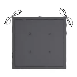 vidaXL Gartenstuhl 60 x 60 x 85 cm grau 8 St.