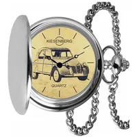 KIESENBERG Taschenuhr Vintage Silber Persönliches Geschenk für 2CV 1956 Herren Uhr TA-5564