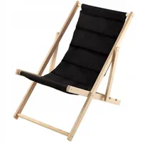 KADAX Liegestuhl, Strandstuhl aus Holz, Sonnenliege bis 120kg, Liege aus Buchenholz