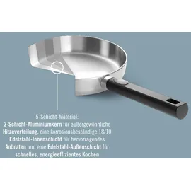 WOLL Logic Steel Schmorpfanne 24 cm