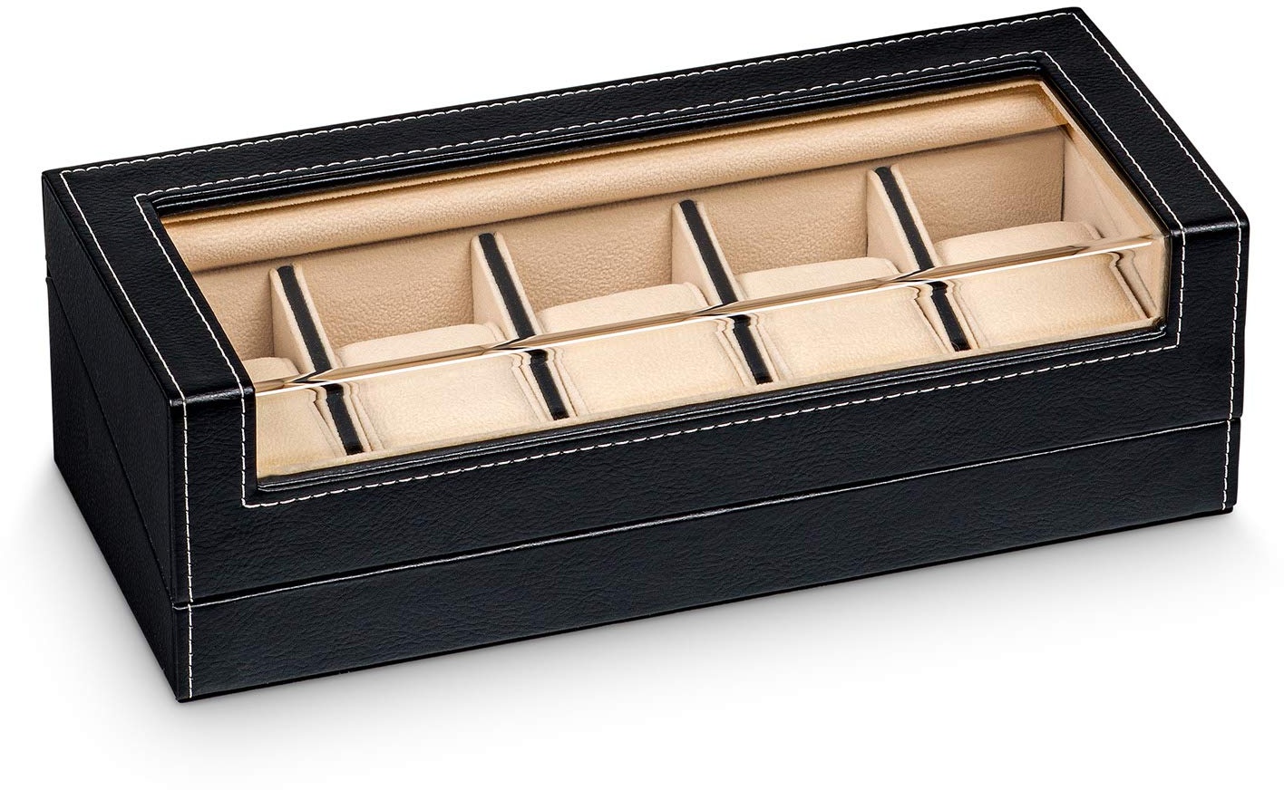 HOT Holz Uhrenkoffer Uhrenbox für 12 Uhren Kasten Uhrentruhe Aufbewahrungsbox 