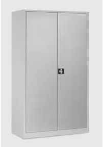 STIER Universalschrank 1950 x 1200 x 420 mm lichtgrau verschweißt mit 4 Fachböden