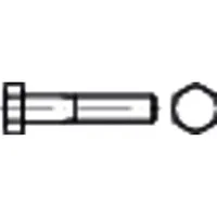 Industrial Quality Supplies DIN 931 Sechskantschraube mit Schaft, Edelstahl