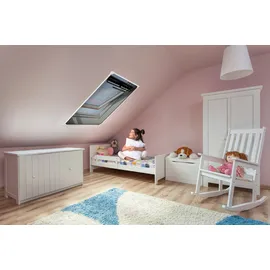 EasyMaxx Insektenschutzgitter Teleskop 63 x 93 cm bis 100 x 160 cm Weiß