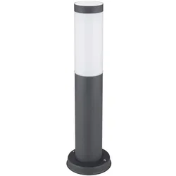 LED Sockelleuchte, Edelstahl anthrazit, Höhe 45 cm
