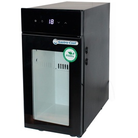 Gastro-Cool Milchkühlschrank mit Glastür - Milchbehälter - digitaler Temperaturanzeige