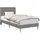 vidaXL Bettrahmen 90 x 200 cm Taupe