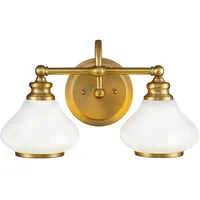 Elstead Lighting Ainsley Wandleuchte Messing gebürstet, Hinkley HK-AINSLEY2-BATH-BB