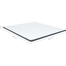 vidaXL Boxspringbett-Matratzenauflage 200 x 180 x 5 cm