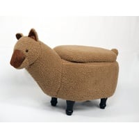 Better Home Kinder-Tierhocker ALVIN Alpaca" mit Stauraum