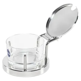 Alessi Käsedose rund silber 4,5 x 12 x 4,5 cm 0,2 l