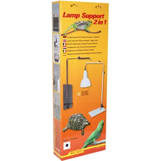 Lucky Reptile Lamp Support 2 in 1, Farbe:Schwarz