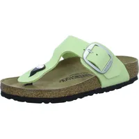 Birkenstock Gizeh Big Buckle Nubuck Leather Clog grün 36 EU