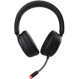 deltaco Wireless Gaming Headset (Kabelgebunden, Kabellos), Gaming Headset, Schwarz