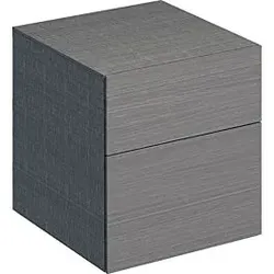 Geberit Xeno2 Seitenschrank 500504431 45x51x46,2cm, mit 2 Schubladen, strukturiert/sculturagrau