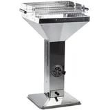 Säulengrill Trichtergrill Holzkohlegrill Grill Edelstahl Design 63x49x92 Cm