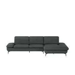 Wohnwert Ecksofa  Amarena , schwarz , Maße (cm): B: 311 H: 81 T: 150