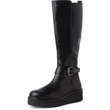 Marco Tozzi Plateaustiefel Damen Schwarz 36