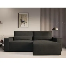 e-meubles MOEBLO Ecksofa DENVER MINI Schwarz