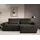 e-meubles MOEBLO Ecksofa DENVER MINI Schwarz