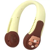Wiederaufladbarer, Tragbarer Usb-nackenventilator Für Kinder Und Erwachsene – Leise, Verdrehsicher, Mit Integriertem Akku, Ideal Für Outdoor-sport Und Reisen